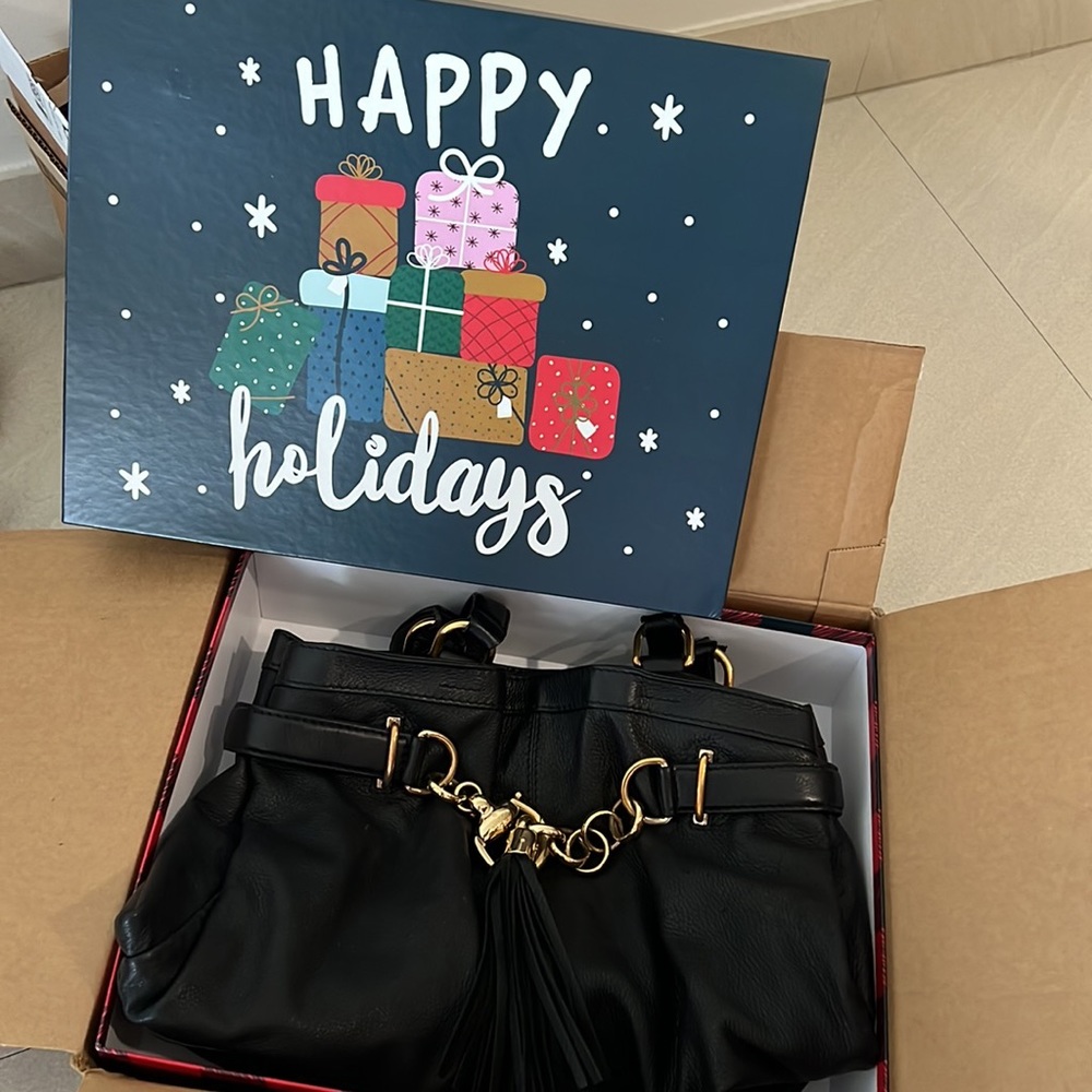XLarge black GUCCI Leather Tote